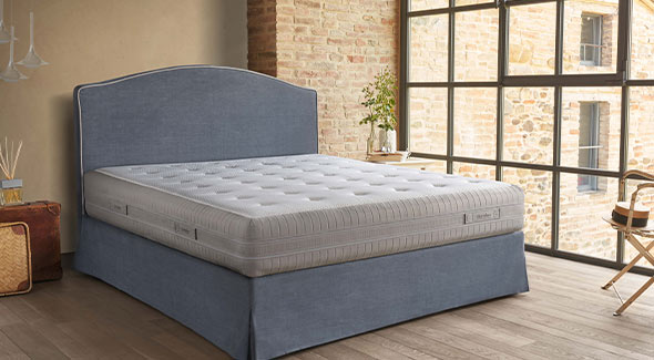 Kristal - materasso singolo con imbottitura in seta e cotone